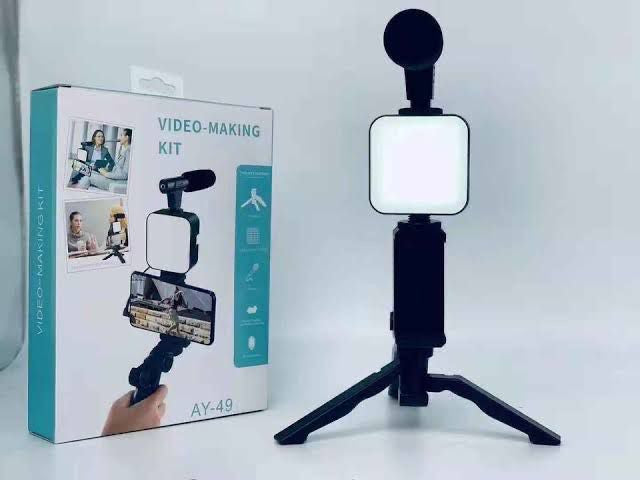 Kit De Video Portátil Mic+tripode